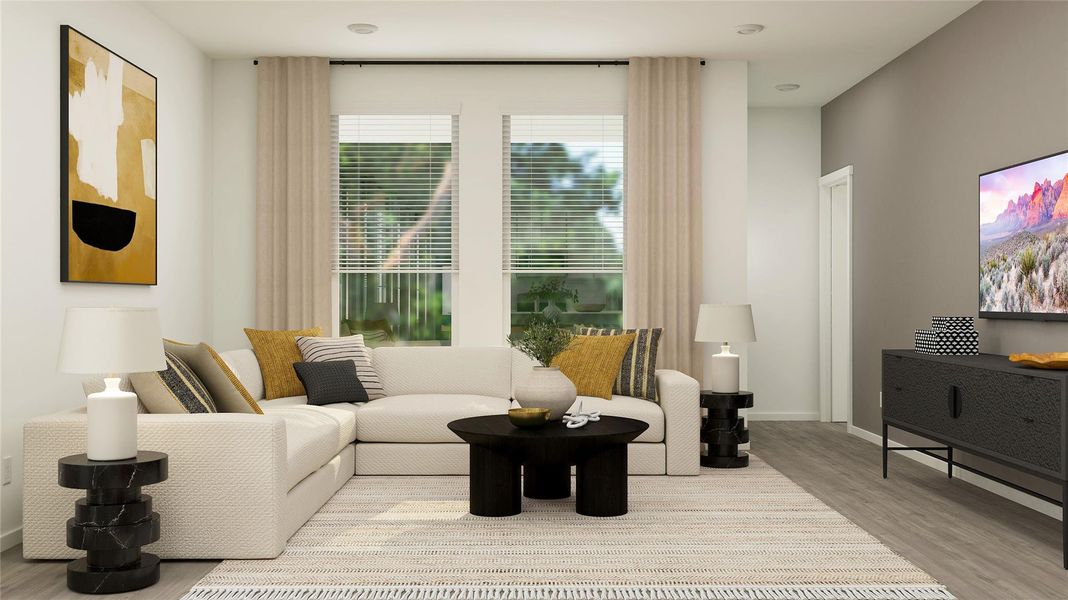 Furnished interior view inside a new home in , Elgin (Image 5).