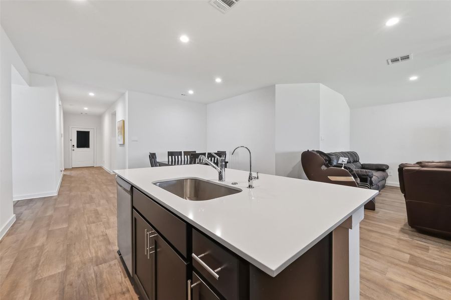 Furnished interior view inside a new home in Evergreen, Rosenberg (Image 12).