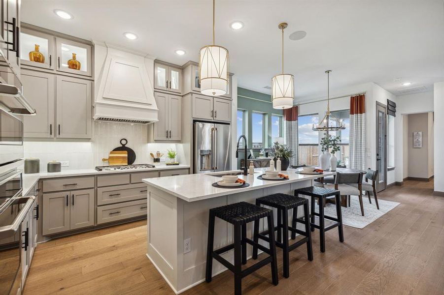 Furnished interior view inside a new home in Mantua Point Gardens, Van Alstyne (Image 10).