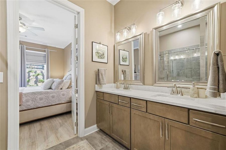 Furnished interior view inside a new home in , Ellijay (Image 10).