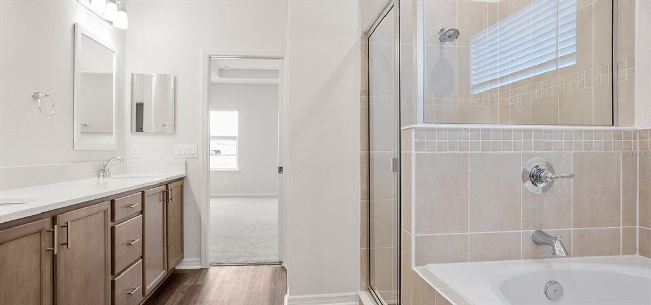 Furnished interior view inside a new home in The Crossings - Single-Family Homes, St. Cloud (Image 6).