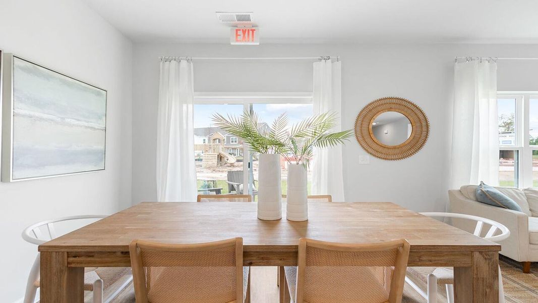 Furnished interior view inside a new home in The Crossing at St. James, Summerville (Image 6).