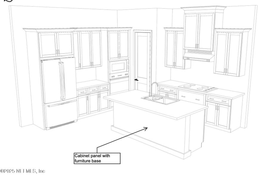 Furnished interior view inside a new home in Madeira, St. Augustine (Image 30).