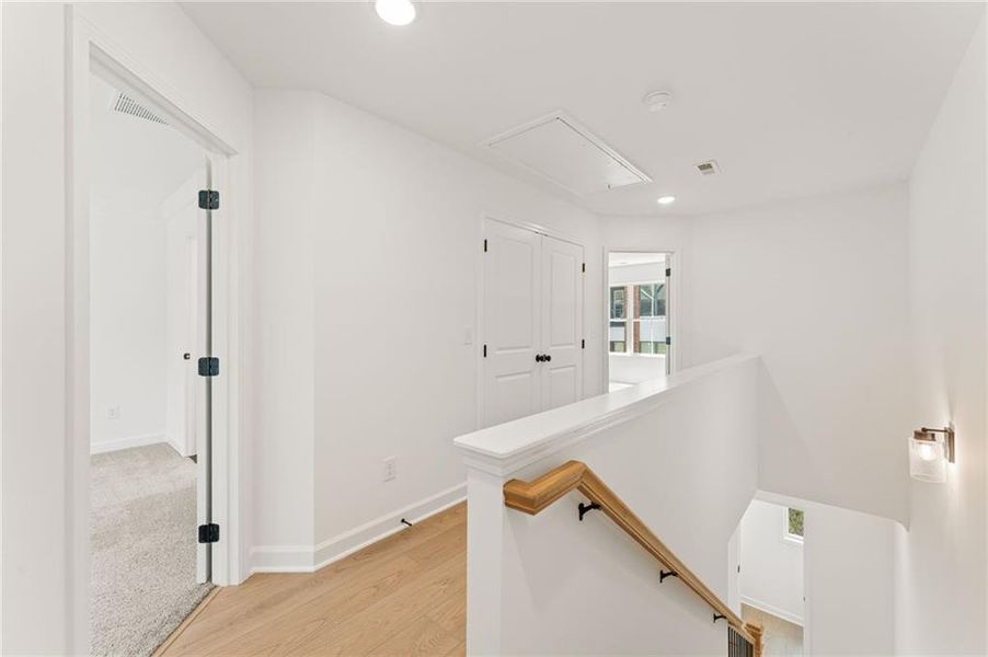 Furnished interior view inside a new home in Townes at South Main, Kennesaw (Image 9).