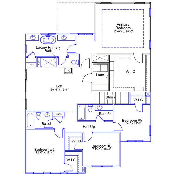 2D floor plan layout of this home in Scotts Hill Village, Wilmington, NC (Image 4). 2D floor plan layout of this home in Scotts Hill Village, Wilmington, NC (Image 4).
