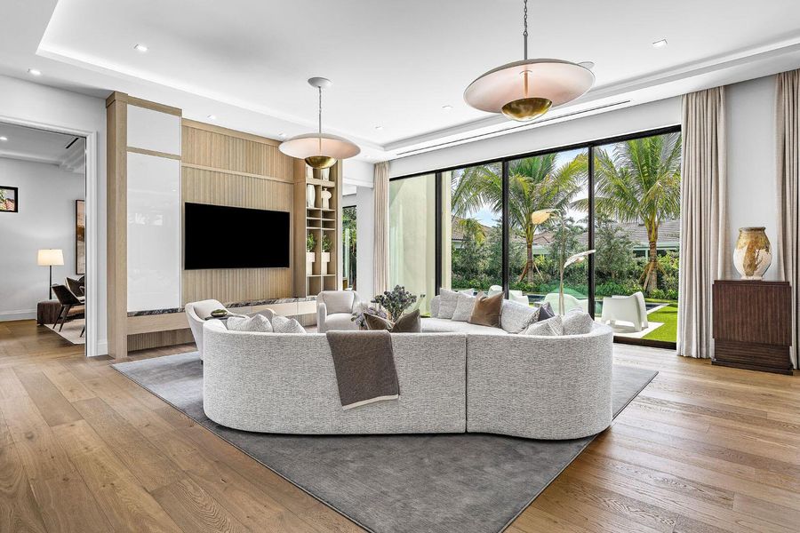 Furnished interior view inside a new home in , Boca Raton (Image 41).