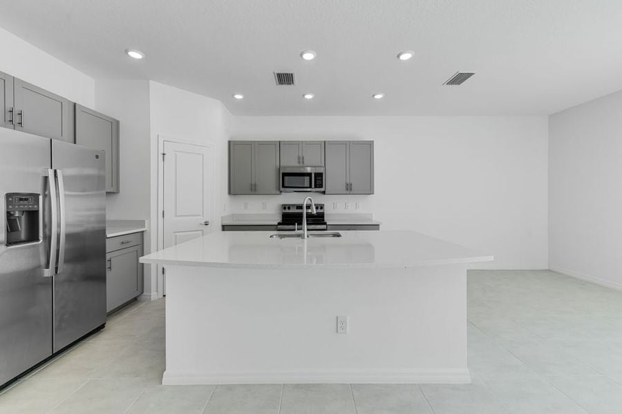 Furnished interior view inside a new home in Vinterra Townhomes, Nokomis (Image 2).