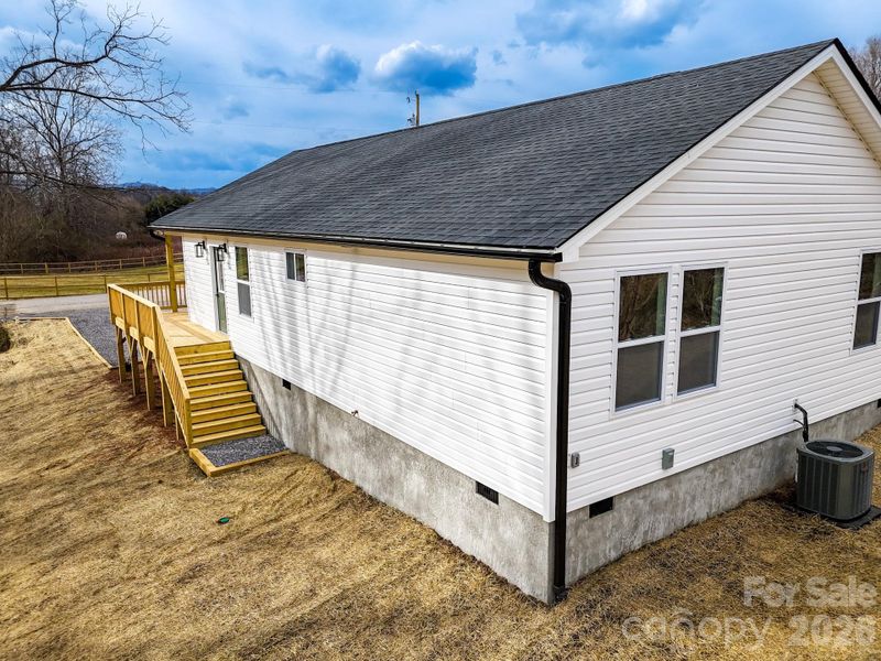 Exterior details and patio area of a home in , Canton (Image 27).