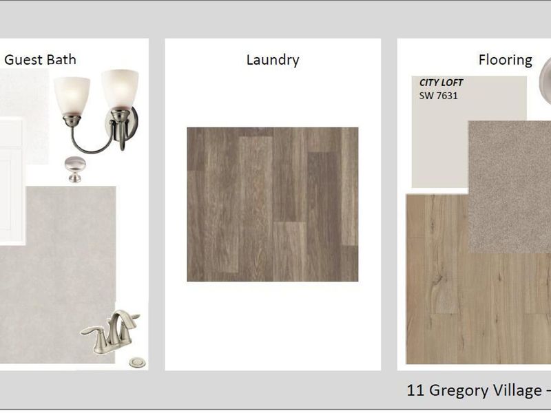 Sample of building materials used in homes in Gregory Village, Lillington (Image 23).