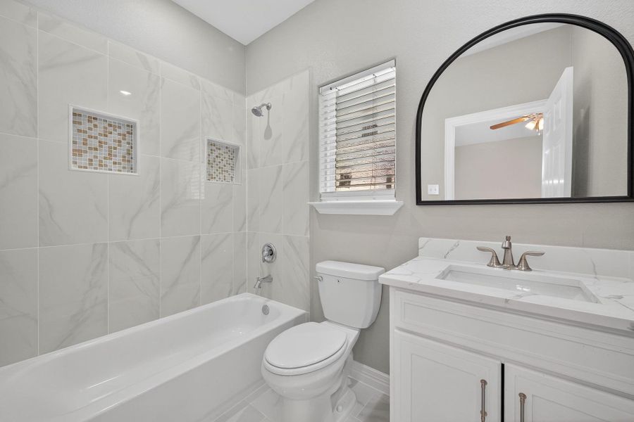 Furnished interior view inside a new home in , Houston (Image 8).