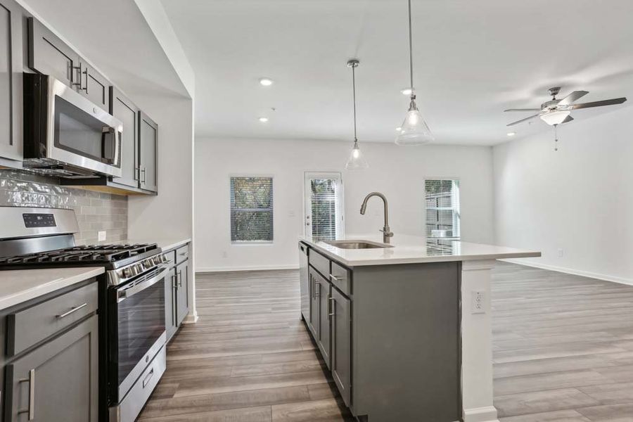 Kitchen featuring Minimalist Collection Finishes