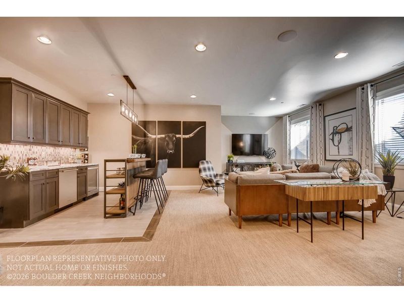 Furnished interior view inside a new home in , Broomfield (Image 36).