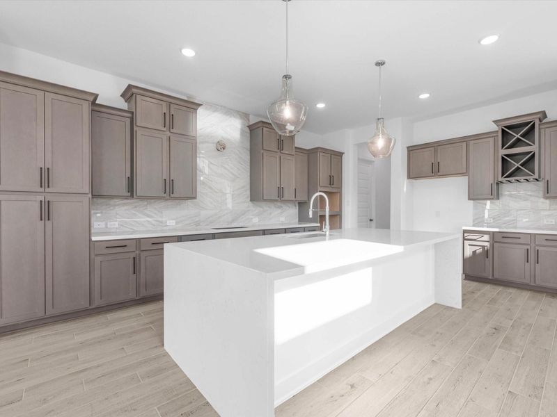 Furnished interior view inside a new home in Sienna - 60', Missouri City (Image 7).