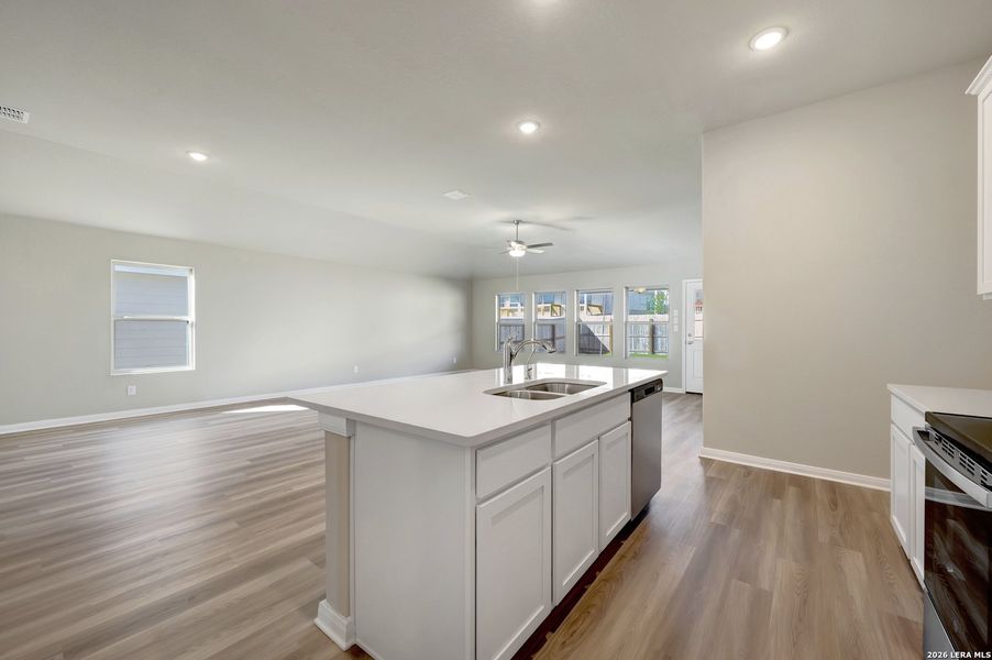 Furnished interior view inside a new home in Greenspoint Heights, Seguin (Image 11).