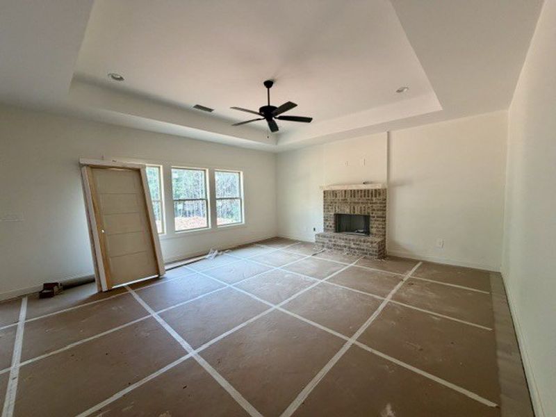 In-progress construction of a new home in Mitchell Farms, LaGrange, GA (Image 8).