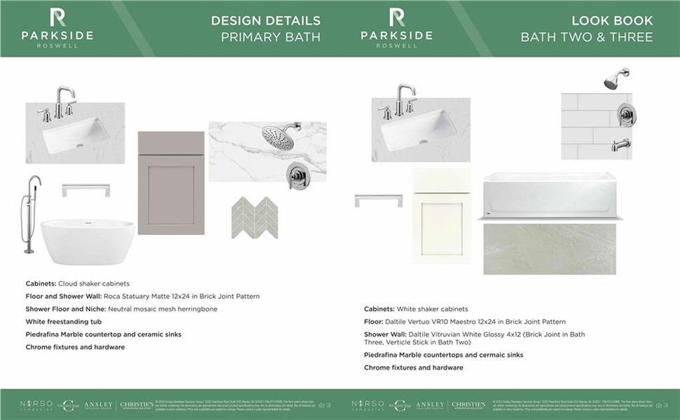 Sample of building materials used in homes in Parkside Roswell, Roswell (Image 45). Sample of building materials used in homes in Parkside Roswell, Roswell (Image 45).