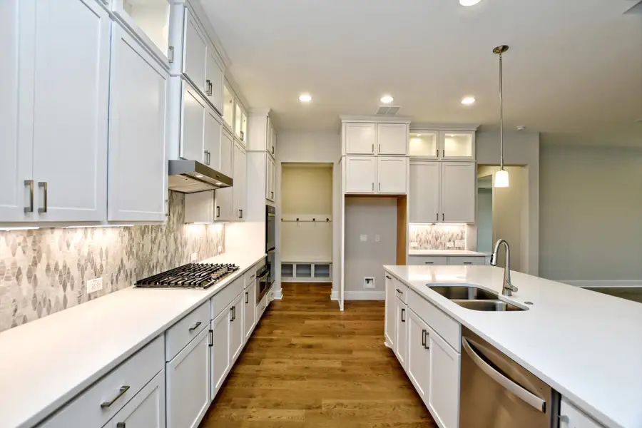 Furnished interior in a model home at Burnet Hilltop Estates in Cedar Park (Image 9).