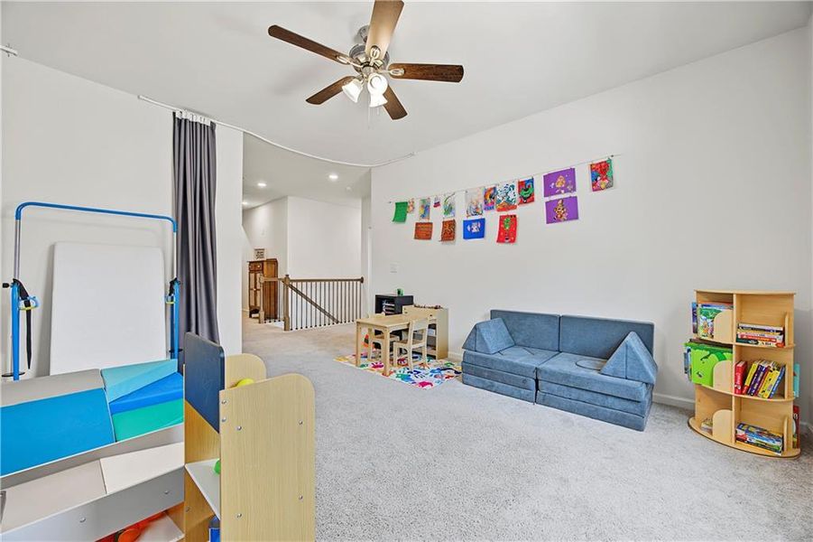 Furnished interior view inside a new home in , Flowery Branch (Image 28).