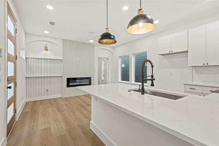 Furnished interior view inside a new home in , Dallas (Image 4). Furnished interior view inside a new home in , Dallas (Image 4).