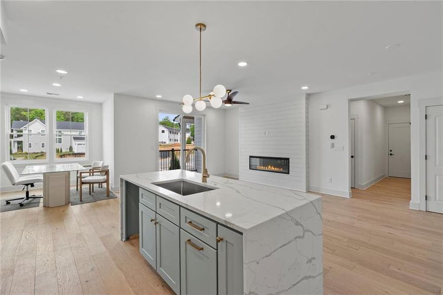 Furnished interior view inside a new home in , Peachtree City (Image 8).