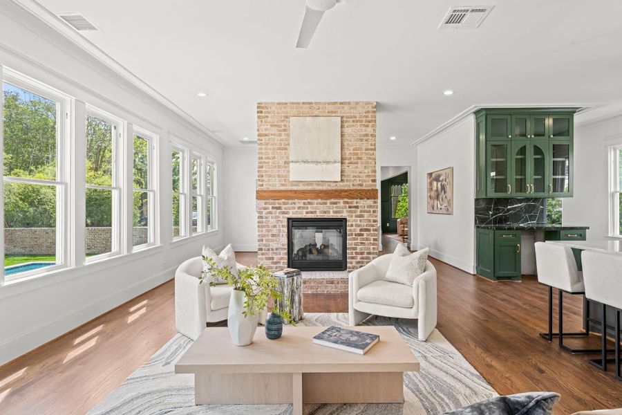 Photos are representative samples of the builder’s previous work and may not reflect the exact finishes, materials, layout, or features of the home being offered. Actual specifications, design selections, and details may vary. Buyer to independently verify all features and selections.