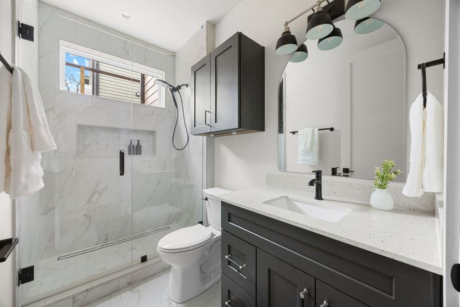 Furnished interior view inside a new home in , Austin (Image 15).