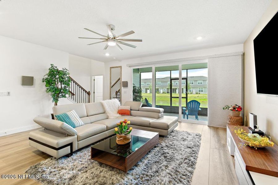 Furnished interior view inside a new home in , St. Augustine (Image 50).