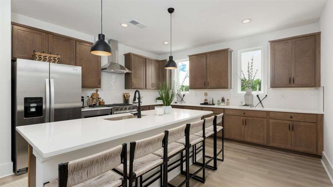 Furnished interior view inside a new home in Overlook at Peachtree Corners, Peachtree Corners (Image 5).