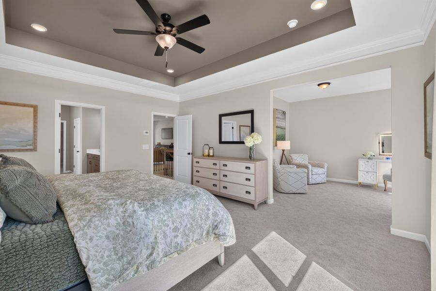 Furnished interior view inside a new home in Sagebrook, Powder Springs (Image 18).