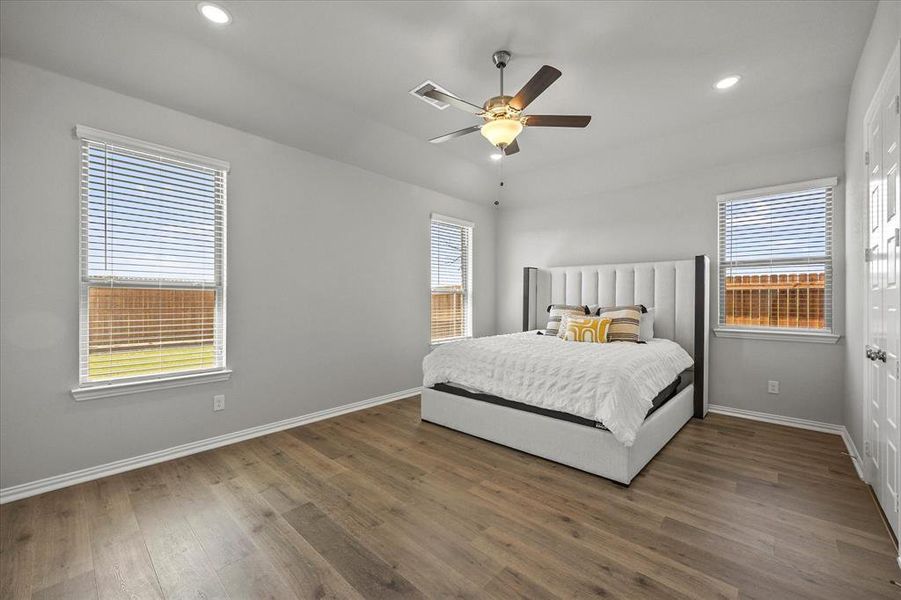 Furnished interior view inside a new home in , Fate (Image 12).