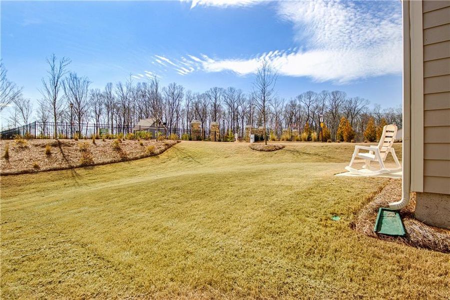 Exterior details and patio area of a home in , Newnan (Image 3).