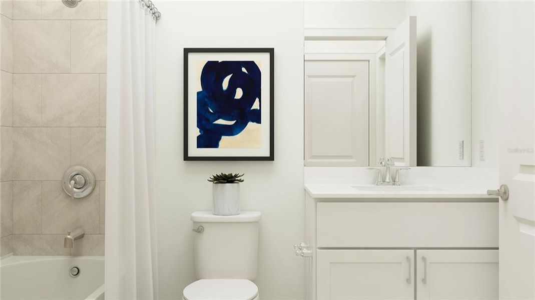 Furnished interior view inside a new home in Rye Ranch, Parrish (Image 17).