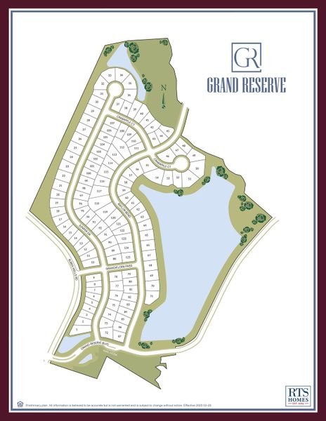 2D floor plan layout of this home in Grand Reserve, Hinesville, GA (Image 3).