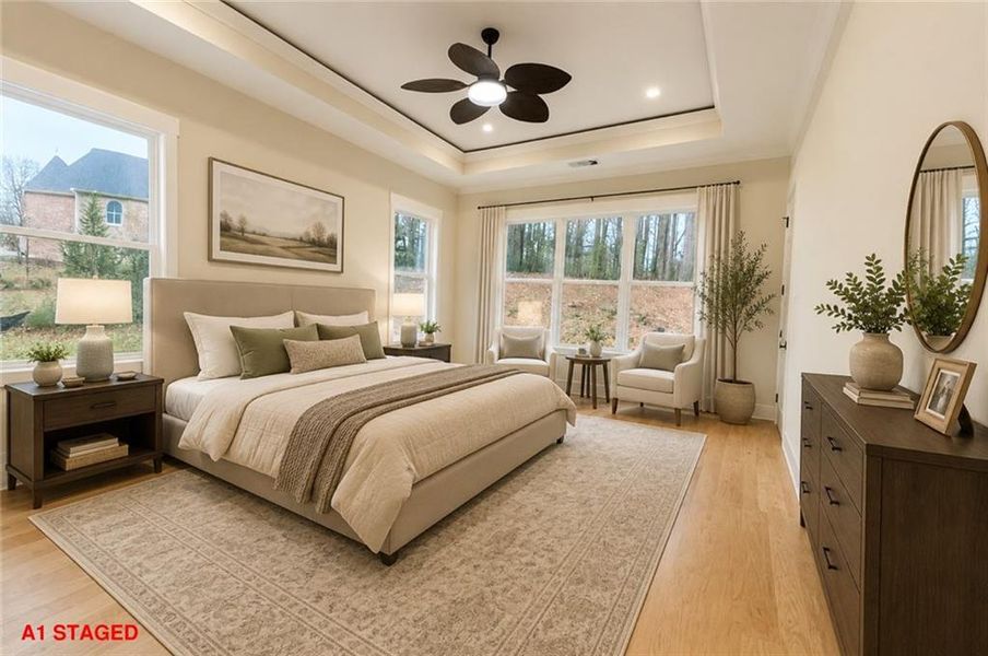 Furnished interior view inside a new home in , Marietta (Image 31).