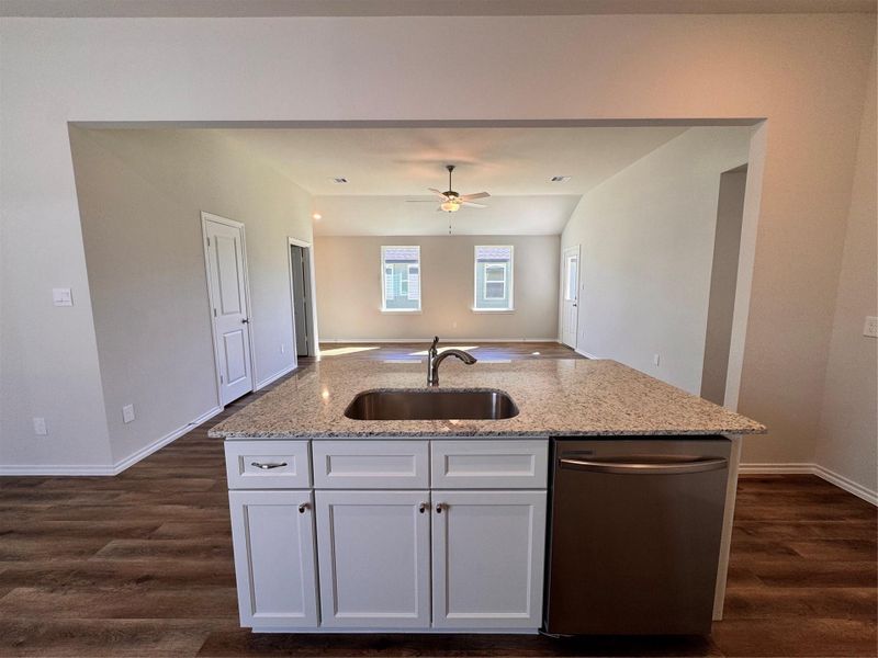 Furnished interior view inside a new home in Hill & Dale Ranch, Splendora (Image 8).