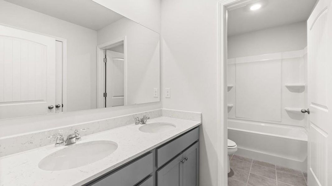 Furnished interior view inside a new home in Liberty Crossing, Braselton (Image 8).