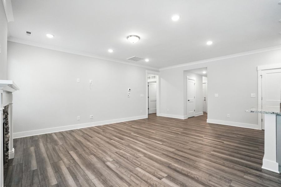 Spacious, unfurnished interior of a new home in Villas at Prestwick, Mooresville (Image 22). Spacious, unfurnished interior of a new home in Villas at Prestwick, Mooresville (Image 22).