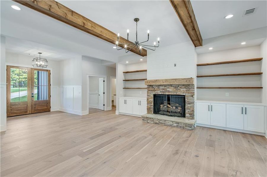 Furnished interior view inside a new home in , Cumming (Image 12).