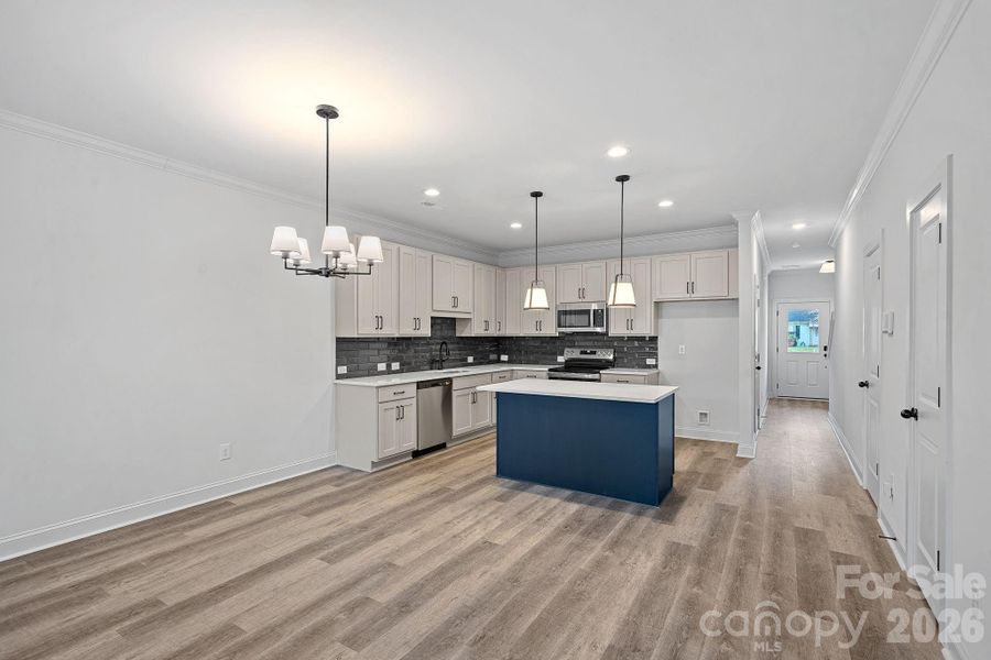 Furnished interior view inside a new home in , Charlotte (Image 10).