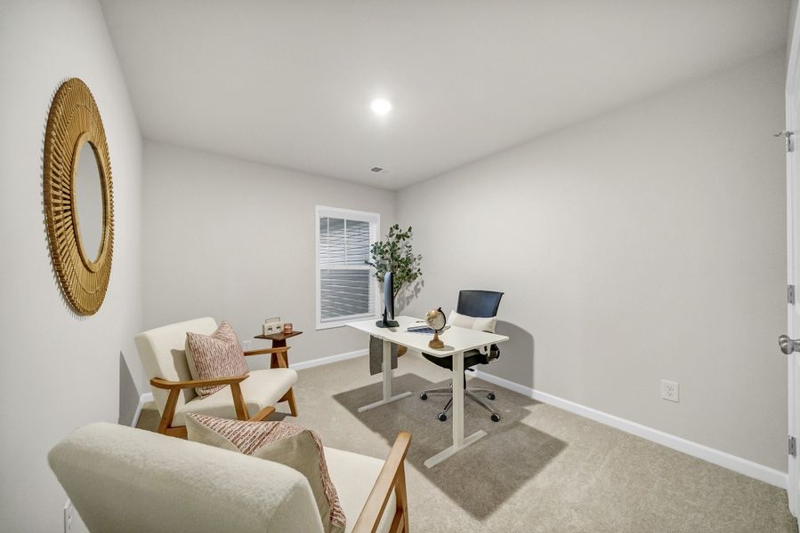 Furnished interior view inside a new home in Village at Boulware, Lugoff (Image 25). Furnished interior view inside a new home in Village at Boulware, Lugoff (Image 25).
