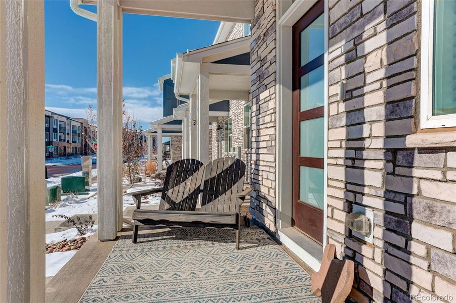 Exterior details and patio area of a home in , Aurora (Image 2). Exterior details and patio area of a home in , Aurora (Image 2).