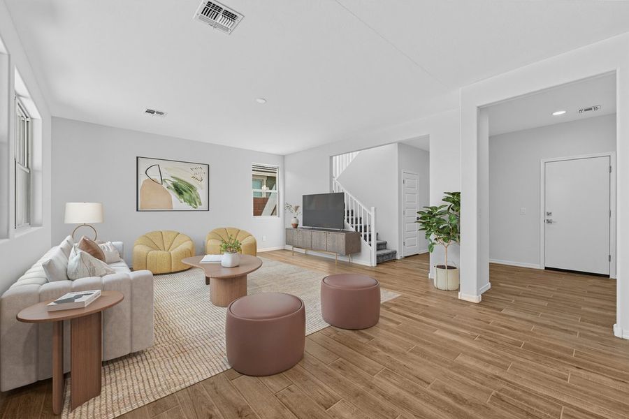 Furnished interior view inside a new home in Combs Ranch, San Tan Valley (Image 6).