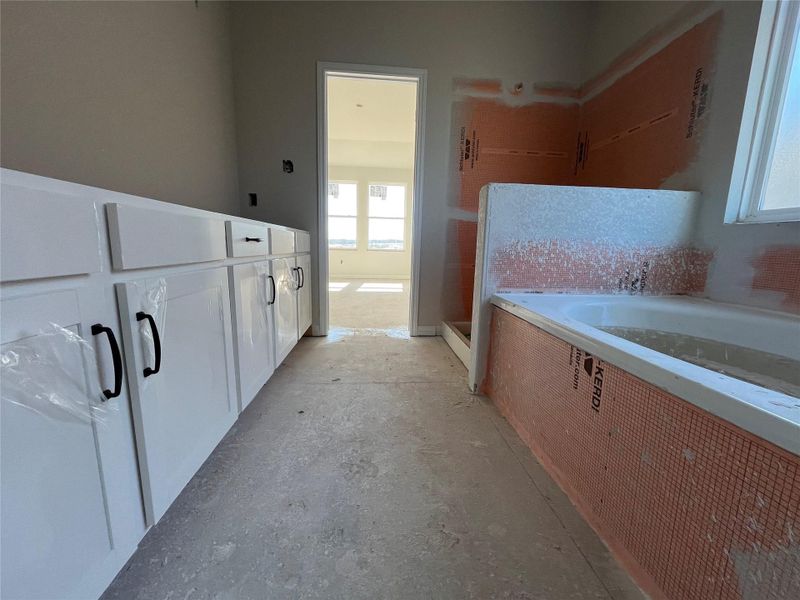 In-progress construction of a new home in The Homestead at Lariat, Liberty Hill, TX (Image 21). In-progress construction of a new home in The Homestead at Lariat, Liberty Hill, TX (Image 21).