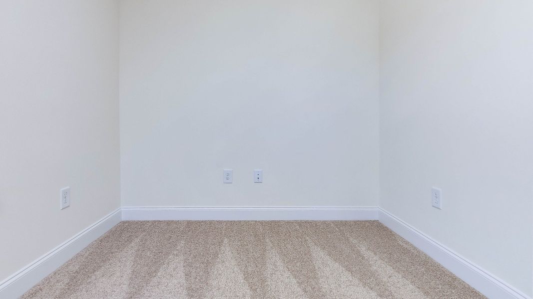 Furnished interior view inside a new home in Battle Bridge, Raleigh (Image 27).