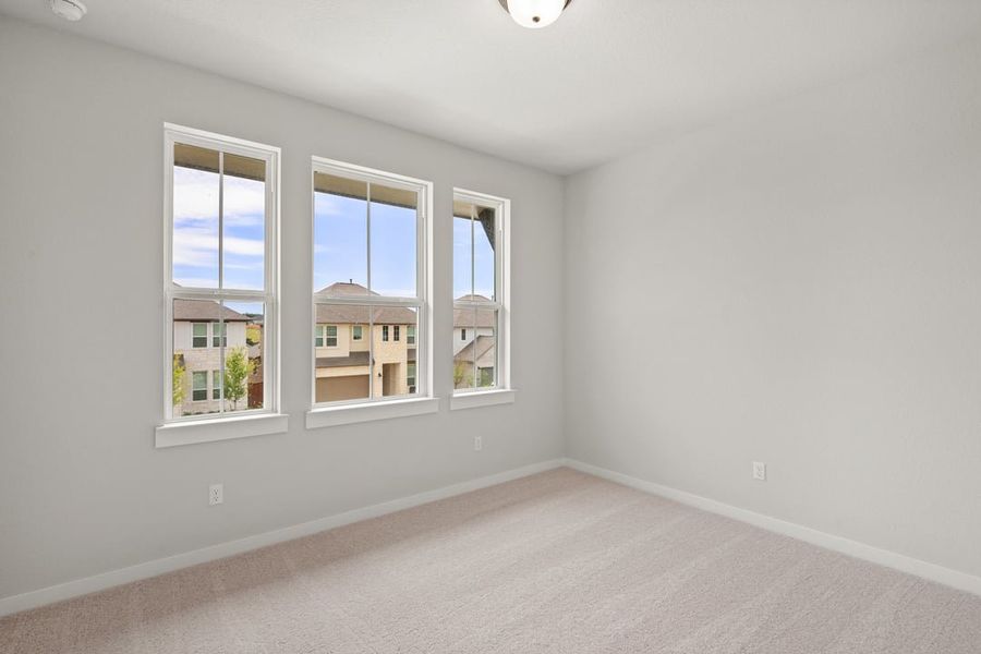 Spacious, unfurnished interior of a new home in Park Collection at Lariat, Liberty Hill (Image 39).