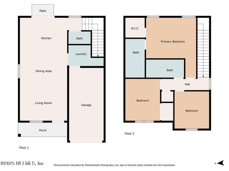 2D floor plan layout of this home in , Jacksonville, FL (Image 5).