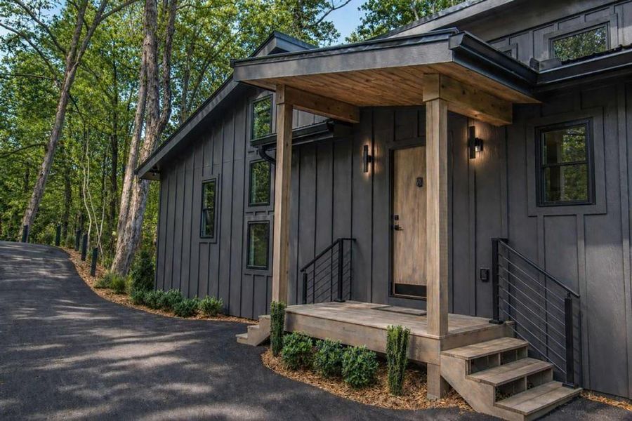 Exterior details and patio area of a home in , Blue Ridge (Image 30).