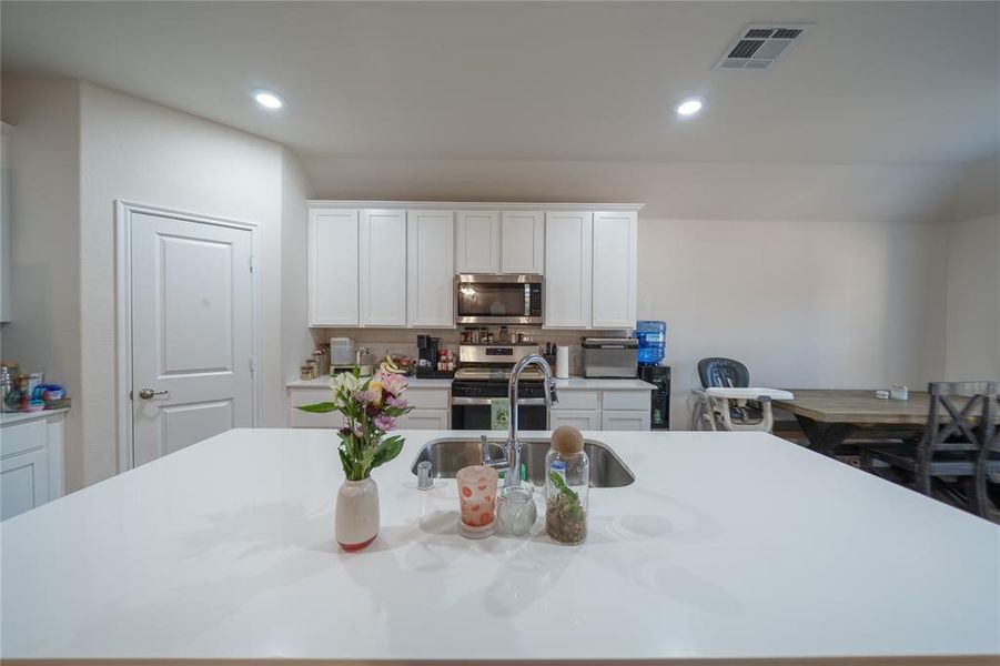 Furnished interior view inside a new home in Lakewood Trails, Forney (Image 11).