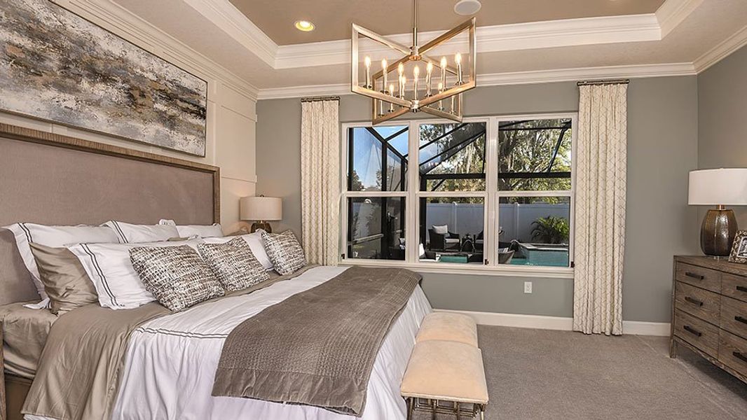Representative furnished interior of a home built from the Saint Thomas by Taylor Morrison in Windward Preserve, Cocoa (Image 31).