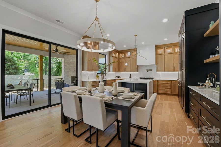 Furnished interior view inside a new home in , Charlotte (Image 13).
